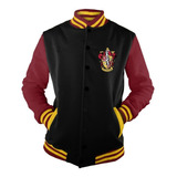 Jaqueta College Harry Potter Grifinória  Estampada Moletom 