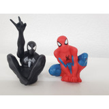 Kit 2 Bonecos Homem Aranha - Spider Man- Marvel -biotrophic 