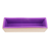 Modelo De Pan Jabón De Silicona Con Púrpura Púrpura
