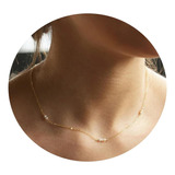 Collner Collar De Perlas Delicadas Chapado En 14k Lindo Coll