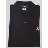 Playera Vineyard Vines Negra/tipo Polo Caballero.