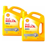 Aceite Shell Helix 15w40 Hx5 8 Litros