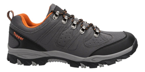 Zapatillas Topper Gondor Ii Color Gris/negro/naranja - Adulto 40 Ar