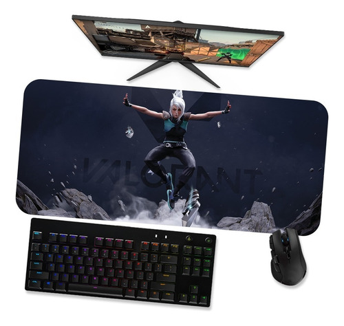 Mousepad Gamer Grande Speed 90x40 - Valorant Jett 3