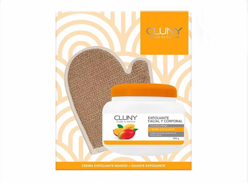 Cluny Pack Exfoliante Facial/corporal Mango 290 G. + Guante 