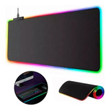 Mousepad Rgb Led Antideslizante Gaming 80x30cm Xl Grande