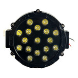 Faro 17 Leds Redondo 17.78cm (7 ) 51w 9-32v 3700  Negro