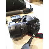  Canon 70d + Lente 24-105l + Flash 430ex E Vários Acessórios