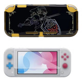 Kit Case Nintendo Switch Lite Link Tloz Mica Y Thumbgrips