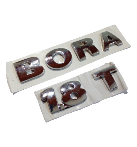 Insignia Emblema Baul Vw Bora 1.8 T Cromado