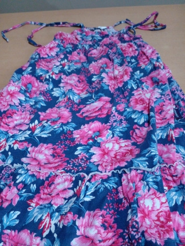 Vestido Tipo Solera Floreado Mimo Talle 6, Muy Buen Estado!!