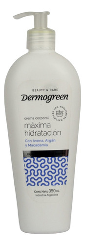 Crema Corporal Dermogreen Cruelty Free 350 Ml