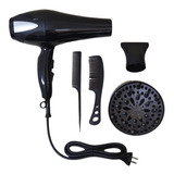 Secadora De Cabello Profesional 2300w+difusor+cepillo+peine