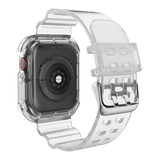 Correa Case Para Apple Watch Serie 7 6 5 4 3 2 1 Silicon