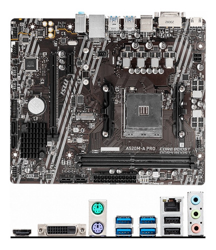 Tarjeta Madre Msi A320m-a Pro Socket Am4 Micro Atx Ddr4