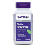 Biotina 10.000mcg 100 Tabs Natrol Importado E U A