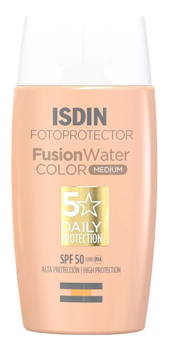 Fotoprotector Isdin Fusion Water Color Spf 50+ 50ml Oil Free