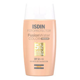 Fotoprotector Isdin Fusion Water Color Spf 50+ 50ml Oil Free
