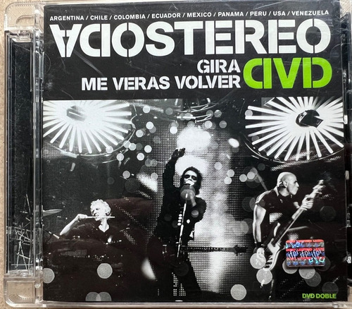 Soda Stereo Gira Me Veras Volver 2 Dvd S Usado
