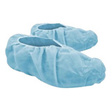 30 Cubre Zapato Desechable Azul Quirurgico Con Elástico