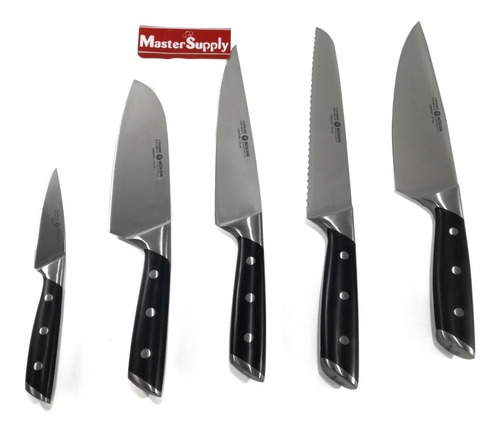 Set Completo 5 Cuchillas Boker Arbolito Forge Forjado Chef