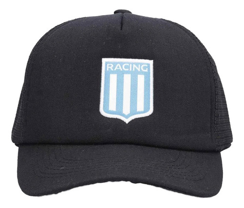 Gorra De Racing Kappa Escudo Fútbol Original Negro