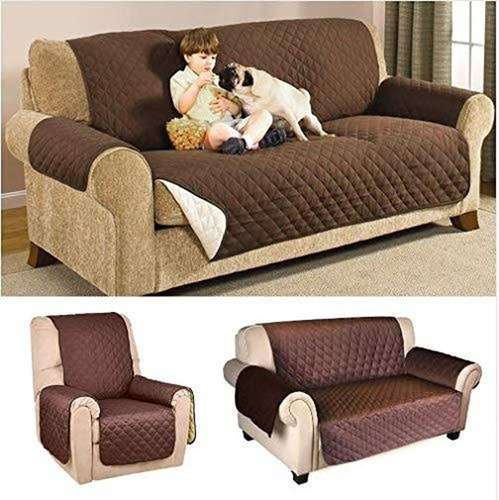 Forro Protector Sofa Doble Faz Cubre Sofa 2 Ptos Lavable