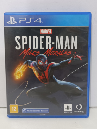 Jogo Spider-man Miles Morales Ps4 