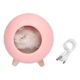 Bonita Luz Nocturna Led Cat Touch Con Cable Usb Recargable