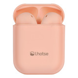 Audífonos Lhotse Bluetooth Inalámbrico Rm12 Rosado Color Rosa