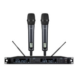 Amw Au600 Microfone Sem Fio Duplo De Mão Digital Uhf + Case