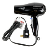 Secador De Pelo Conair Negro 2 Velocidades - 1600w