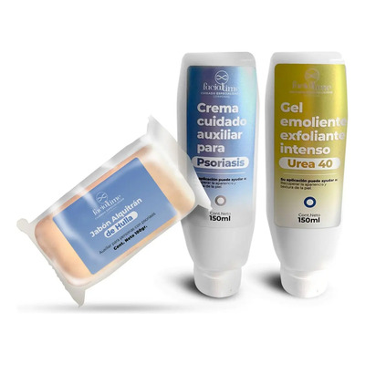 Psoriasis Crema 120ml Urea 40 De 120ml Jabon Alquitran Huya  | Meses sin interés