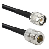 Cabo Adaptador Rgc58 50cm Com Conector N Femea X Tnc Macho