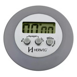 Timer Herweg 3308 303 Contagem Regressiva Alarme Sonoro Cinz