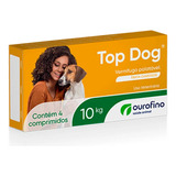Vermifugo Cães Top Dog 10kg 04 Comprimidos - Full