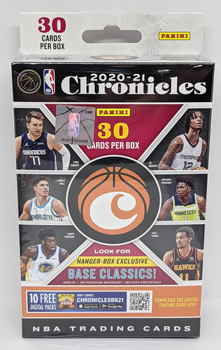 Caja Colgadora De Baloncesto Panini Chronicles Nba (30 Cards