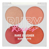 Paleta De Blush Rare Blusher Ruby Kisses By Kiss New York