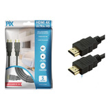 Cabo Hdmi 2.0 4k 3d Ultrahd 19 Pinos Chip Ps4 Xbox 5 Metros 