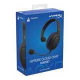 Headset Gamer Hyper X Cloud Chat Ps4 P/n Hx-hscchs-bk/am