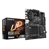 Gigabyte B550 Ud Ac (am4/ Amd/ B550/ Atx/dual M.2/ Sata 6gb/s/usb 3.2 Gen 2/ Intel 802.11a/b/g/n/ac/realtek Gbe Lan/pcie 4.0/placa Madre)