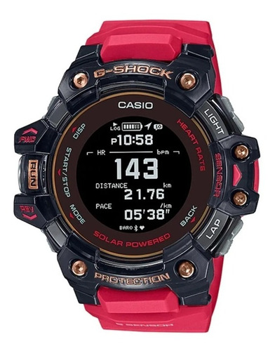 Reloj Casio G Shock Gbd-h1000-4a1 Malla Roja Casiocentro 