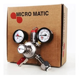 Regulador De Co2 Micro Matic Premium Cerveza Manómetro 