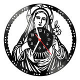 Relógio De Vinil Presente Dia Das Mães Nossa Senhora
