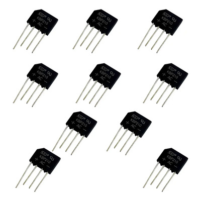 Tecneu Pack 10 Puentes Rectificadores Diodos KBP210 1000V 2A | MercadoLibre