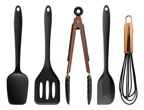 Kit De Utensilios En Silicona 5 Piezas Cocina Reposteria