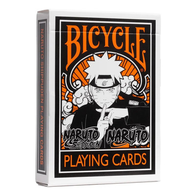 Baraja de bicicleta Naruto, edición especial, con dorso blanco, cartas premium en inglés | Meses sin interés