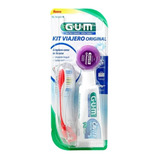 Gum Kit Viajero (cepillo, Hilo Dental Y Pasta) 3pz