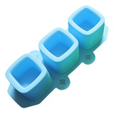 Ice Trays 3 Even - Vaso Cuadrado De Silicona Para Cócteles