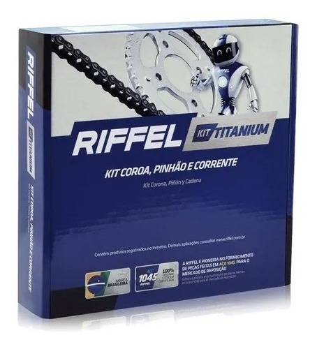 Kit Transmision Riffel Yamaha Ybr 125 Completo Rpm925